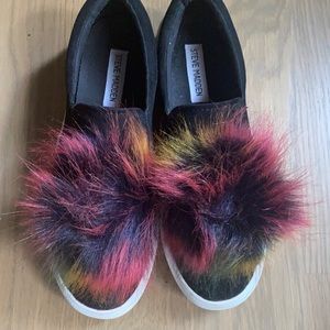 Steve Madden PomPom Sneakers Size 8